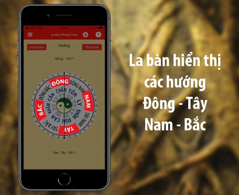 La bàn phong thủy - Compass: Xem phong thủy qua la bàn