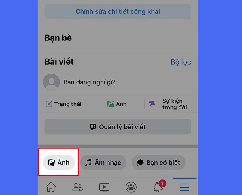 Cách ẩn tất cả ảnh trên Facebook bằng điện thoại, máy tính