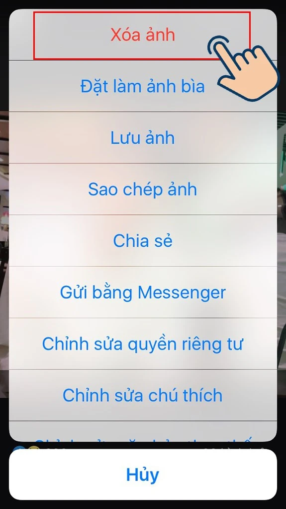 Cách xóa ảnh đại diện, ảnh bìa trên facebook dễ dàng nhanh chóng