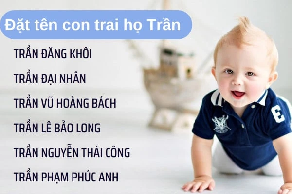 100+ Tên hay cho bé trai 2024 nhiều ý nghĩa theo họ và tháng sinh