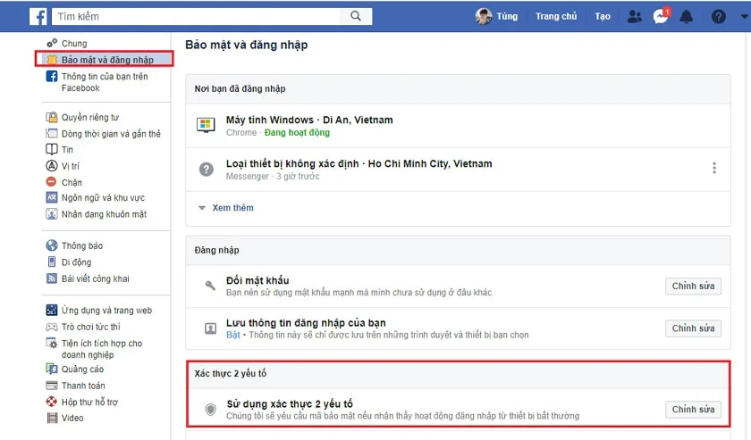 Bảo mật Facebook: Cách bảo mật FB hai lớp chống hack