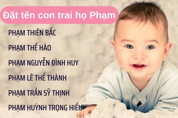 100+ Tên hay cho bé trai 2024 nhiều ý nghĩa theo họ và tháng sinh