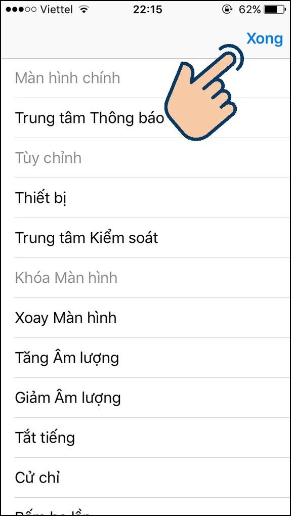 Hướng dẫn cách mở nút home ảo trên iPhone vô cùng đơn giản