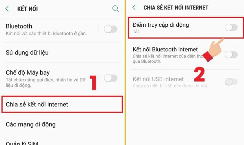 Cách chia sẻ 4G dễ dàng trên iPhone, Android, máy tính