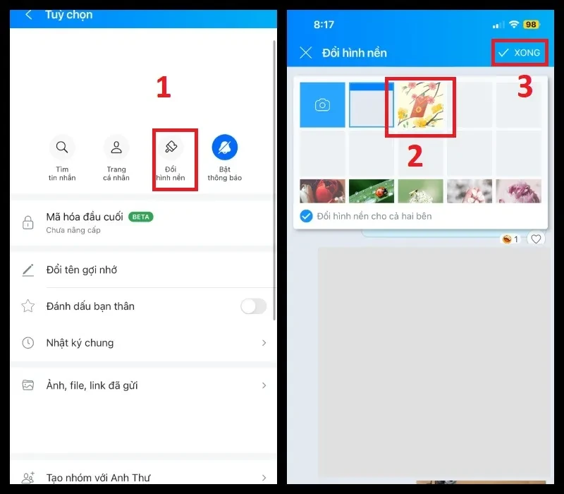 Cách xóa ảnh bìa Zalo chỉ trong vài bước đơn giản