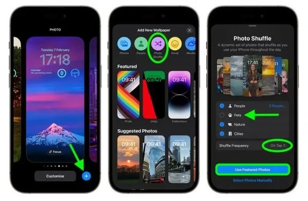 Cách thay đổi hình nền iPhone của bạn bằng một lần chạm vào màn hình khóa