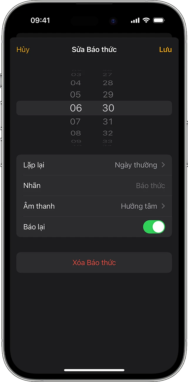 Cách đặt và thay đổi báo thức trên iPhone