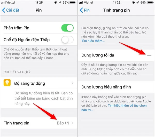 Cách kiểm tra pin iPhone, test pin iPhone cũ nhanh, chính xác