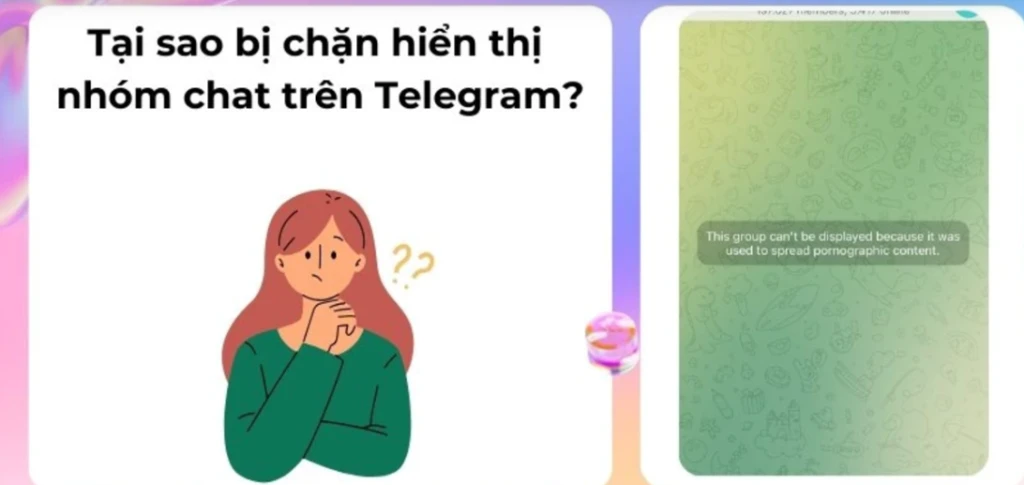 Cách bỏ chặn nội dung nhạy cảm trên telegram iphone