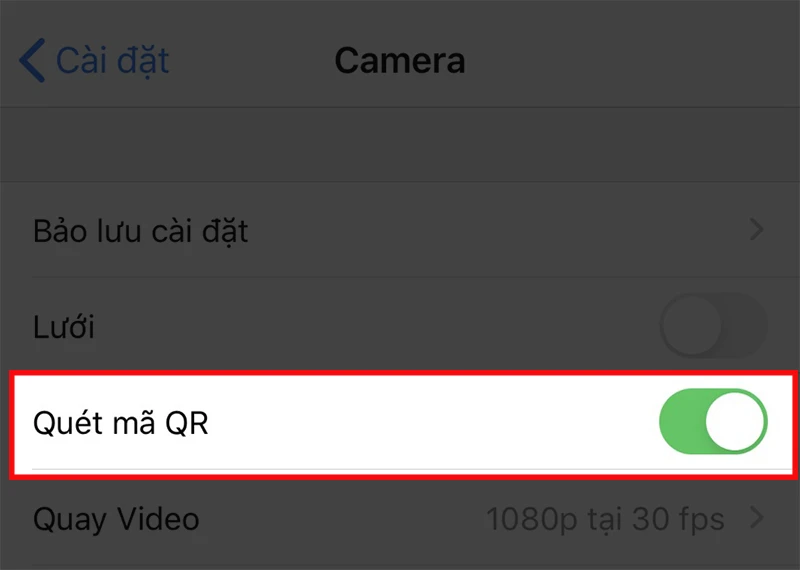 2 cách quét mã QR trên điện thoại iPhone không cần phần mềm