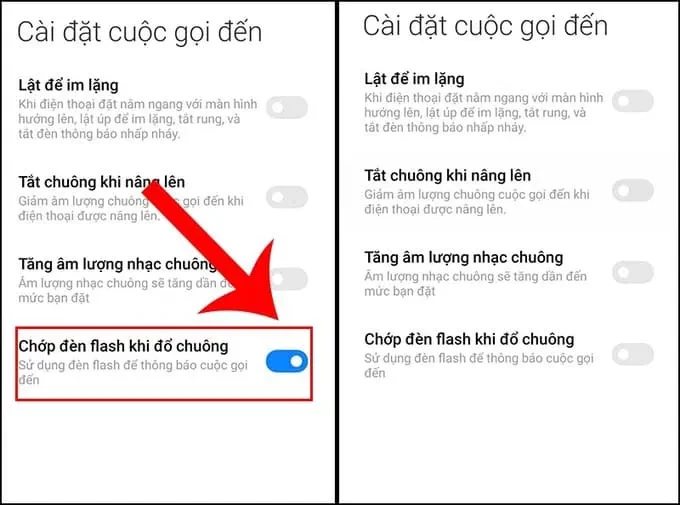 Cách bật, tắt đèn flash khi có cuộc gọi, tin nhắn đến trên điện thoại iPhone và Android