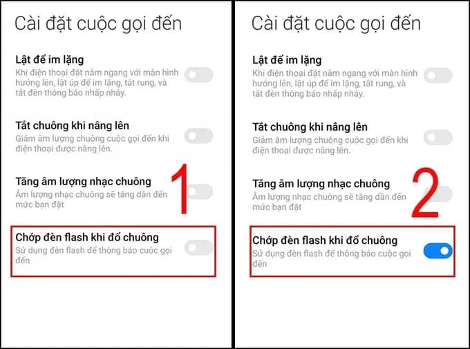 Cách bật, tắt đèn flash khi có cuộc gọi, tin nhắn đến trên điện thoại iPhone và Android