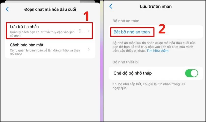 Cách tắt mã hoá đầu cuối trên Messenger chỉ trong 3s