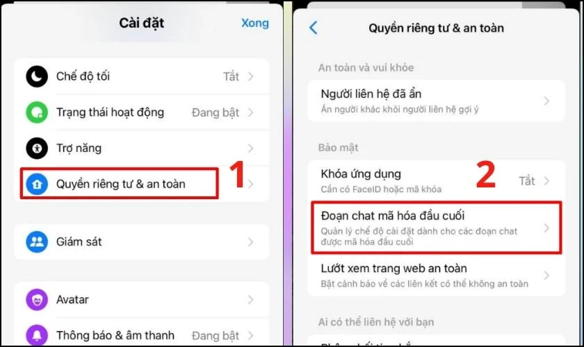 Cách tắt mã hoá đầu cuối trên Messenger chỉ trong 3s