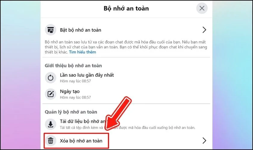 Cách tắt mã hoá đầu cuối trên Messenger chỉ trong 3s