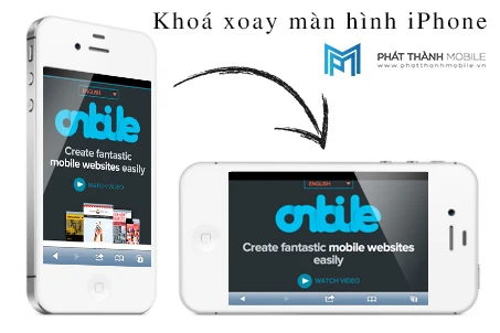 Cách khoá xoay màn hình trên iPhone - Phát Thành Mobile