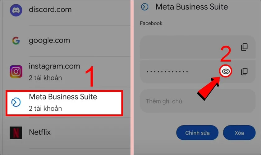 Cách xem mật khẩu Facebook đơn giản trên các thiết bị