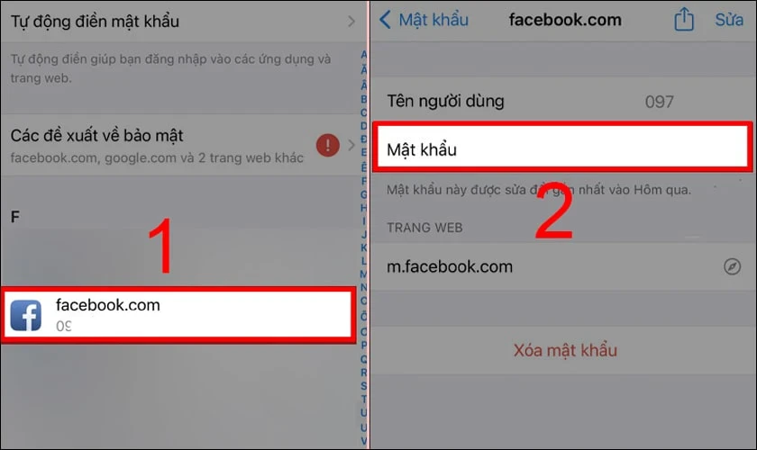 Cách xem mật khẩu Facebook đơn giản trên các thiết bị