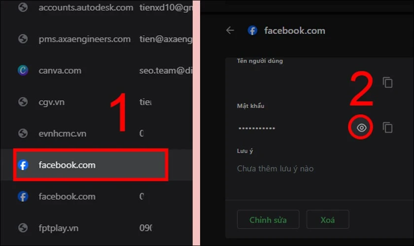 Cách xem mật khẩu Facebook đơn giản trên các thiết bị