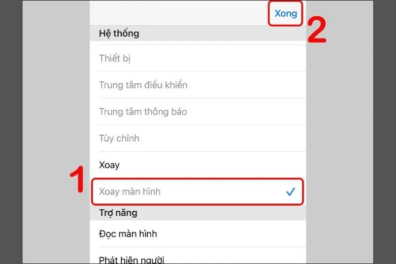 Hướng dẫn cách xoay màn hình iPhone