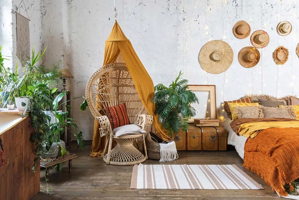 Phong cách thiết kế Bohemian đậm màu sắc “thổ dân” tự do 