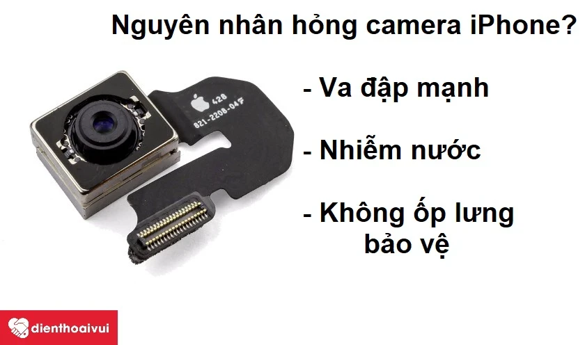 Thay camera sau điện thoại iPhone