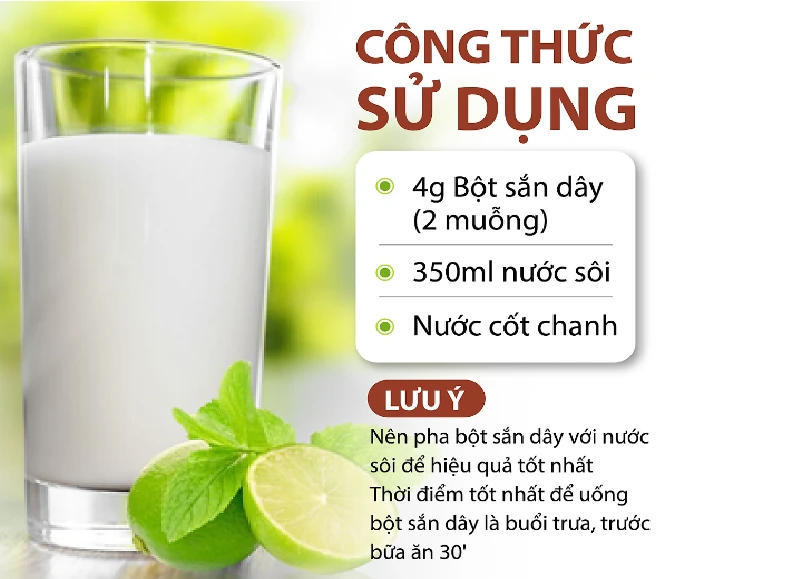 Cách pha bột sắn dây thành công ngay lần đầu