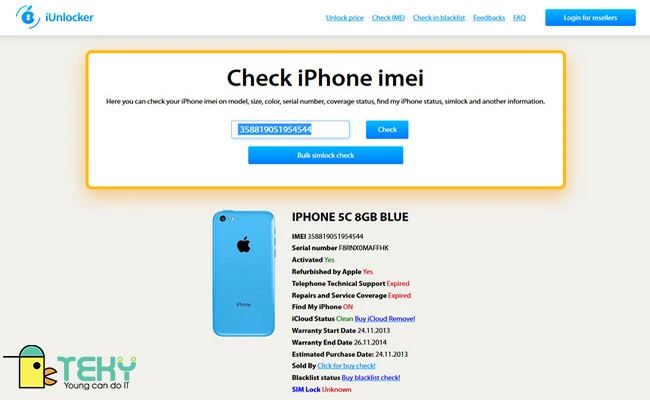 Check imei iphone - 2 trang web mà bạn nên áp dụng để kiểm tra