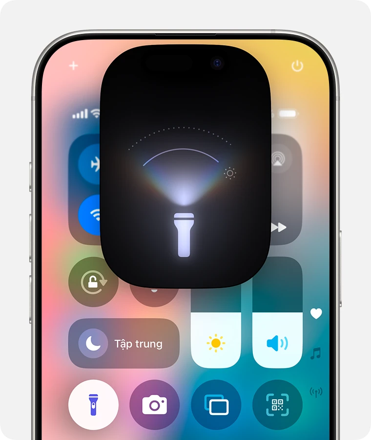 Bật hoặc tắt đèn pin trên iPhone hoặc iPad Pro