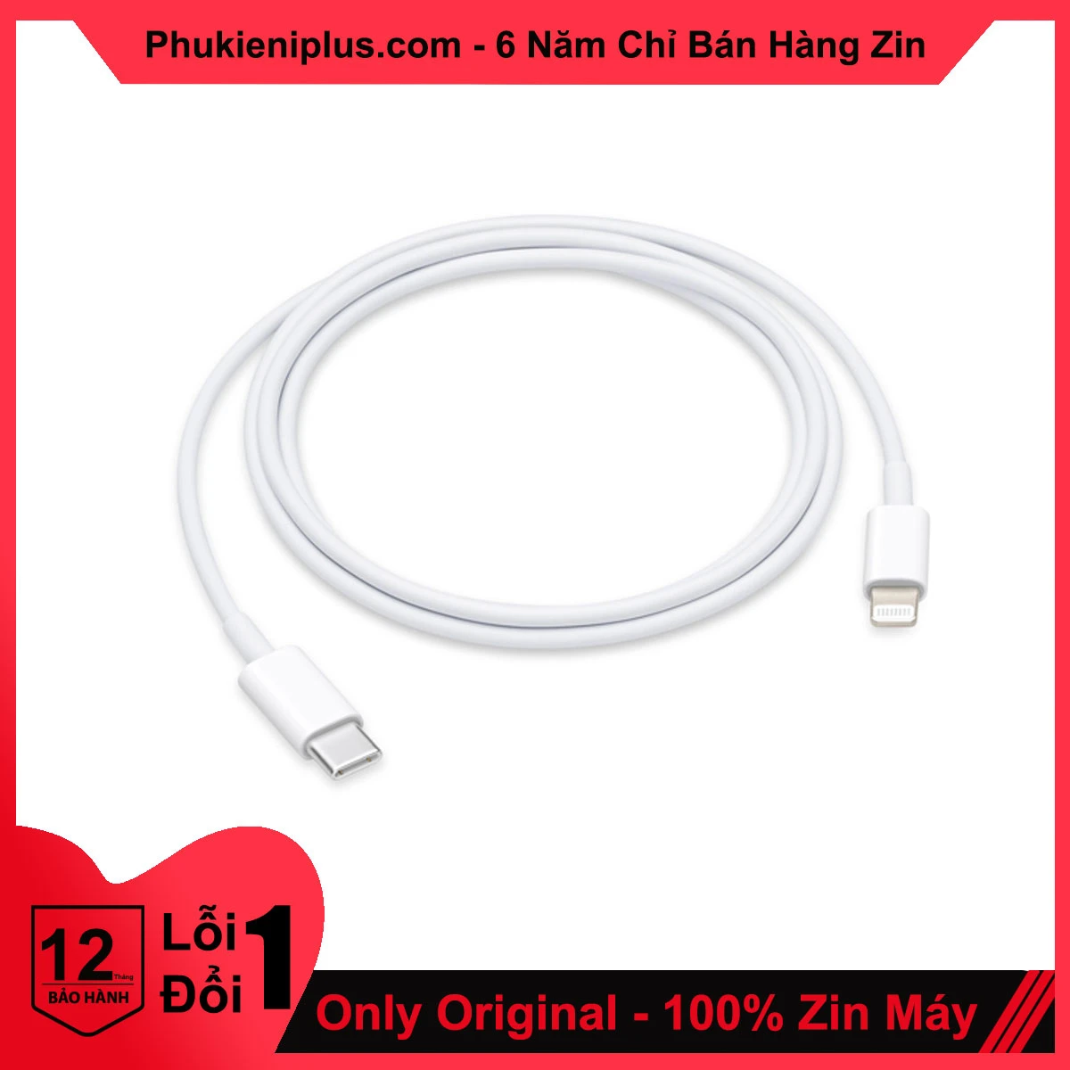 Dây Cáp Sạc iPhone Chính Hãng, Zin bóc máy 100%