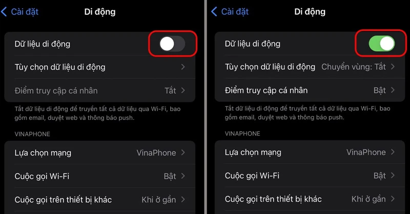 iPhone không hiện điểm truy cập cá nhân và các biện pháp khắc phục